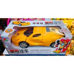 Xe Ô Tô Biến Hình Robot 2in1 Có Nhạc Đèn – Xe Đua Siêu Tốc Tự Động Biến Hình Cho Bé 2031 giao màu ngẫu nhiên