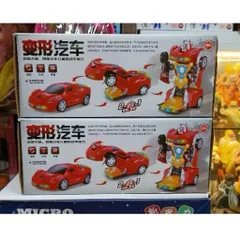 Xe Ô Tô Biến Hình Robot 2in1 Có Nhạc Đèn – Xe Đua Siêu Tốc Tự Động Biến Hình Cho Bé 2031 giao màu ngẫu nhiên