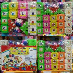 Bộ Đồ Chơi Lắp Ghép Chữ Cái & Số Cho Bé – Học Bảng Chữ, Số Đếm, Hình Ảnh  – Đồ Chơi Giáo Dục giao ngẫu nhiên