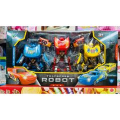 Robot Biến Hình Xe Đua 2 Trong 1 – Đồ Chơi Biến Đổi Thành Ô Tô Cho Bé 339-36