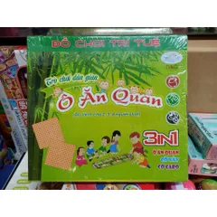 Bộ Trò Chơi Dân Gian 3 Trong 1 – Ô Ăn Quan, Cờ Vây, Cờ Caro – Đồ Chơi Trí Tuệ Cho Bé & Gia Đình