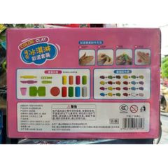 Bộ Đất Nặn Làm Kem 8 Màu Cho Bé 3+ – Set Color Clay Tạo Hình Kem, Trái Cây, Khuôn Nặn – Đồ Chơi Thủ Công Mỹ Thuật 8359