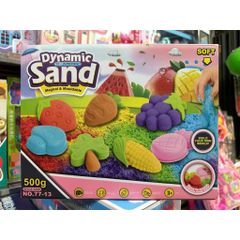 Cát Động Lực Dynamic Sand 500g Kèm Khuôn (Bánh Kem / Trái Cây) – Cát Nặn Ma Thuật Siêu Mềm 77-13 76-15 giao ngẫu nhiên