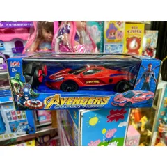 Xe ô tô siêu anh hùng Spider man siêu nhân người nhện 409, đồ chơi xe hơi điều khiển từ xa chạy bằng pin có hiệu ứng đèn