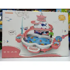 BỘ CÂU CÁ ĐIỆN 3IN1 FISHING HERO 1567-9 – HỒ CÂU CÁ CÓ NHẠC KÈM ĐƯỜNG TRƯỢT CÁ CHO BÉ 3+