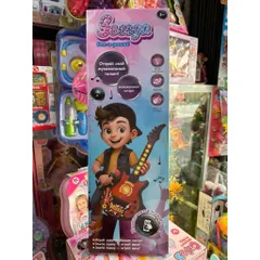 🎸 Đàn Guitar Điện Đồ Chơi Kèm Micro Có Đèn Nhạc Kết Nối Điện Thoại Cho Bé 3+ (No.53519A/B) Giao ngẫu nhiên