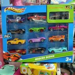 🚗 Bộ 12 Xe Ô Tô Mô Hình Racing Kim Loại Cao Cấp Cho Bé 2168 Giao ngẫu nhiên
