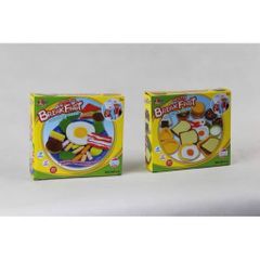 Hộp đất nặn YiQis 5811-C Breakfast color clay series, đồ chơi thủ công đất sét tạo hình bữa ăn sáng