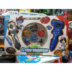 Bộ Đồ Chơi Con Quay Gyro Warrior Rotate 4 Con Kèm Sân Đấu Và 2 Tay Cầm Phóng 329-45