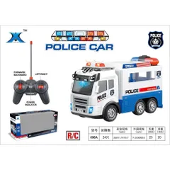 Xe Tải Cảnh Sát Điều Khiển Từ Xa Police Car NO.696A – Có Đèn, Có Nhạc – Radio Control 27MHz