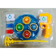 Bộ Đồ Chơi Con Quay Gyro Metal 4 Con Kèm Tay Cầm Phóng Và Sân Đấu 1221
