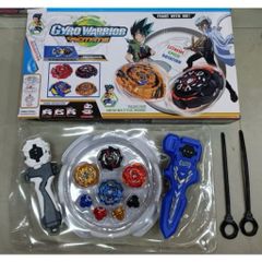 Bộ Đồ Chơi Con Quay Gyro Warrior Rotate 4 Con Kèm Sân Đấu Và 2 Tay Cầm Phóng 329-45