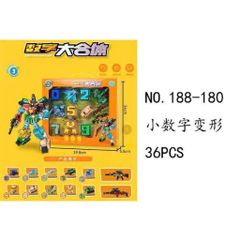 🔢 Bộ Số Biến Hình Robot Đồ Chơi Lắp Ghép Chuyển Đổi Thành Siêu Robot – Đồ Chơi Giáo Dục 188-180 giao ngẫu nhiên