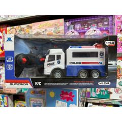 Xe Tải Cảnh Sát Điều Khiển Từ Xa Police Car NO.696A – Có Đèn, Có Nhạc – Radio Control 27MHz