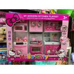 Bộ Đồ Chơi Nhà Bếp Hello Kitty Cho Bé 3+ Tuổi – Có Đèn Âm Thanh – Đồ Chơi Nấu Ăn Mô Phỏng Cao Cấp – Quà Tặng Bé Gái 8922