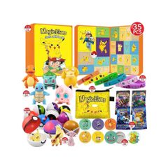 Đồ chơi trứng pokemon và phụ kiện gồm 35 chi tiết Magic Elves JR0-1, đồ chơi dành cho bé yêu thích nhân vật Pokemon