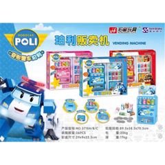 Mô Phỏng Máy Bán Nước Ngọt Tự Động 3710 Robocar Poli Chọn Màu Ngẫu Nhiên, Đồ Chơi Nhập Vai Bé Chơi Đồ Hàng