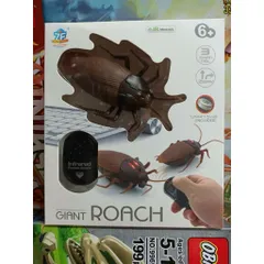 🪳 Đồ Chơi Gián Điều Khiển Hồng Ngoại – Giant Roach IR Mini 9916