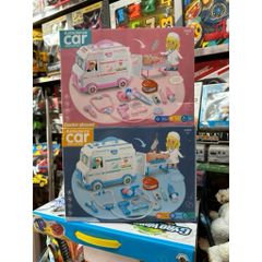 🚑 Đồ Chơi Xe Cứu Thương Bác Sĩ H325 – Ambulance Car Doctor Set Kèm Dụng Cụ Y Tế Nhập Vai Chọn Màu Ngẫu Nhiên