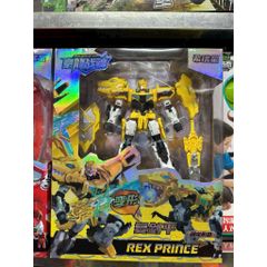 Bộ lắp ghép biến hình robot khủng long Dino REX Prince 2024-3, đồ chơi lắp ráp siêu nhân