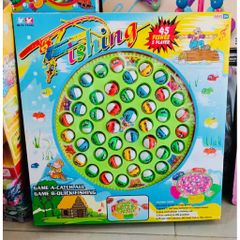 🎣 Bộ Đồ Chơi Câu Cá 45 Con – 5 Cần Câu – Game Gia Đình Cho Bé 9259