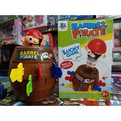 Trò Chơi Thùng Hải Tặc Barrel Pirate Có Vòng Quay May Mắn – Game Cắm Kiếm Bật Nhảy 2–4 Người Chơi Cho Bé (Hộp Lớn)HZ-025