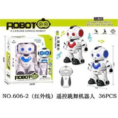Robot Nhảy Múa 606-1 606-2 Điều Khiển Từ Xa IR Có Nhạc Và Đèn LED Cho Bé - GIAO NGẪU NHIÊN