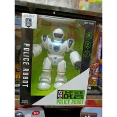 Robot chạy bằng pin có đèn và âm thanh 0820A giao màu ngẫu nhiên, đồ chơi robot cử động linh hoạt cho bé
