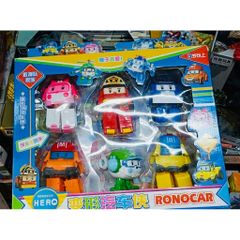 Bộ Xe Cứu Hộ Biến Hình Robocar Hero 868-4 / 868-6 – Robot Ô Tô Biến Đổi Cho Bé