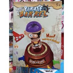 Trò Chơi Pirate Barrel Cắm Kiếm Bật Hải Tặc – Game Gia Đình Vui Nhộn 2–4 Người Chơi Cho Bé 3+ (Hộp Lớn) H9898