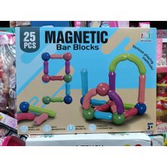 MAGNETIC BAR BLOCKS Bộ Lắp Ráp Thanh Nam Châm Gồm 4 Phân Loại 64 42 36 25 chi tiết H01 H02 H03 H05, Đồ Chơi Xếp Hình
