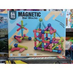 MAGNETIC BAR BLOCKS Bộ Lắp Ráp Thanh Nam Châm Gồm 4 Phân Loại 64 42 36 25 chi tiết H01 H02 H03 H05, Đồ Chơi Xếp Hình