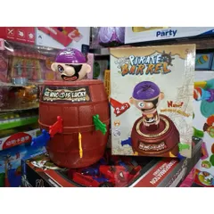 Trò Chơi Pirate Barrel Cắm Kiếm Bật Hải Tặc – Game Gia Đình Vui Nhộn 2–4 Người Chơi Cho Bé 3+ (Hộp Lớn) H9898