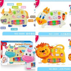 Đàn Piano Đồ Chơi Có 4 Phân Loại 6600 3300 6629 552, Đồ Chơi Âm Nhạc Dành Cho Bé Chủ Đề Mô Phỏng Các Con Vật Dễ thương