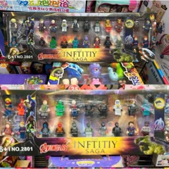 Bộ 24 nhân vật siêu anh hình Avengers The Infinity saga 2801 giao mẫu ngẫu nhiên, đồ chơi nhân vật cho bé