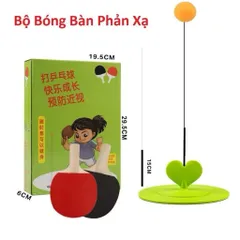 Bộ Bóng Bàn 🏓 Phản Xạ 8006-2, Đồ Chơi Bóng Bàn 🏓 Đối Kháng Dành Cho 2 Người Chơi Giúp Bé Tăng Cường Vận Động, Quan Sát
