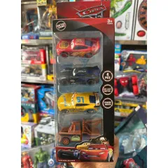 Bộ 4 xe ô tô sắt McQueen Racing 899-20 chạy bằng đà, xe ô tô 🚙 đồ chơi cho bé yêu thích nhân vật hoạt hình