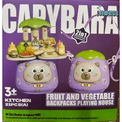 Đồ Chơi Nhà Bếp Gấu CAPYBARA 2in1 359-9, Đồ Chơi Đồ Hàng, Đồ Chơi Nhập Vai