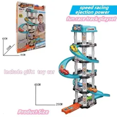 Đồ Chơi Lắp Ghép Mô Phỏng Bãi Đậu Xe Parking center 189-17 189-107 553-338 111-444