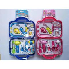 Vali đồ chơi y tế, Đồ Chơi Nhập Vai Bác sĩ 8803, Ống nghe có hiệu ứng đèn và âm thanh, chọn giao màu ngẫu nhiên