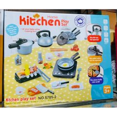 Đồ Chơi Nấu Ăn 5705-2 Home Kitchen Play Set Có Hiệu Ứng Đèn Và Âm Thanh Cho Bé Chơi Đồ Hàng, Nhập Vai Nấu ăn