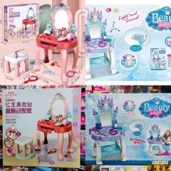Đồ Chơi Bàn Trang Điểm Có Hiệu Ứng Đèn Và Âm Thanh, Có 2 Phân Loại 678-2 1368-158 (K75288A), Đồ Chơi Nhập Vai Trang Điểm