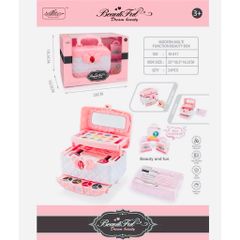 Đồ Chơi Cốp Trang Điểm, Vali Trang Điểm 3 Tầng M-611 Modern multi funtion Beauty box, Hộp trang điểm quà tặng sang trọng