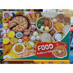 Đồ Chơi Nấu Ăn 20B1 Gồm 55 Chi Tiết Mô Phỏng Món Ăn Healthy and Delicious, Đồ Chơi Đồ Hàng, Đồ Chơi Nhập Vai