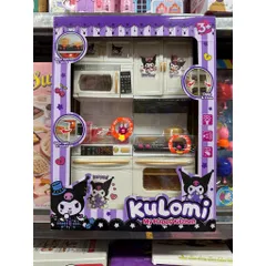 Đồ Chơi Chủ Đề Kuromi - Bộ nhà bếp Kulomi Happy Kitchen 8921M-3 Có Hiệu Ứng Đèn Và Âm Thanh Cho Bé Chơi Đồ Hàng Nấu Ăn