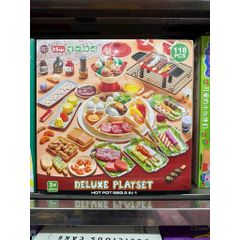 Đồ Chơi Nấu Ăn 20D2 Gồm 118 Chi Tiết Mô Phỏng Món Ăn Lẩu Nướng Hot pot BBQ Deluxe playset