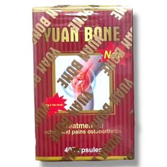 Viên uống Yuan Bone hỗ trợ đau nhức xương khớp, tê bì chân tay, thiếu chất nhầy khớp gối, khô khớp, thoát vị đĩa đệm - Hỗ Trợ Giảm Đau Khớp Cho Người Già - Hộp 40 Viên Xuất Xứ Malaysia - Mã 1361