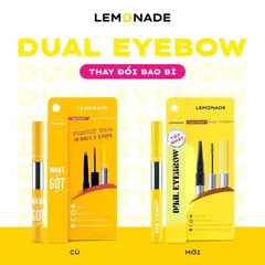 Chì Kẻ Mày Lemonade 2 Đầu Màu Nâu Đậm 2g + 2ml Want It Got It Dual Eyebrow 630662