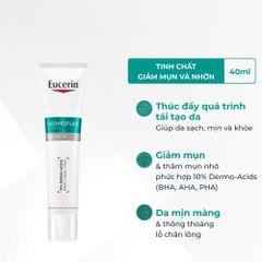 Tinh Chất Giảm Mụn Eucerin Dermopure Peeling 10 40mL - Chăm Sóc Da Mụn Trứng Cá, Sưng, Mủ, Ngăn Ngừa Tái Tái Phát
