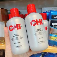 Set 2 Chai Gội Xả CHI Infra 177ml - Dưỡng Tóc Mềm Mượt và Bóng Đẹp Cho Mọi Loại Tóc